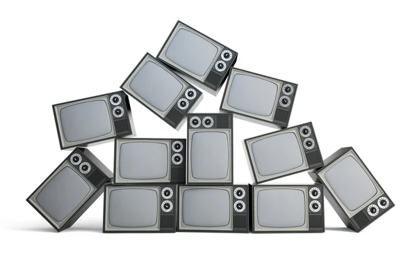 Stara telewizja — Zdjęcie stockowe