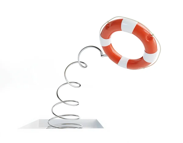 Jump life buoy — Stock Photo, Image
