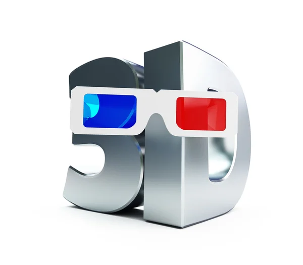 3D film brýle — Stock fotografie