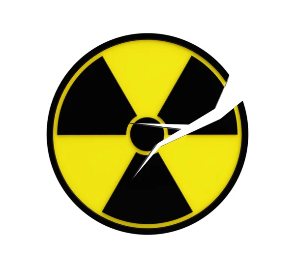 Canto di radioattività Crack — Foto Stock