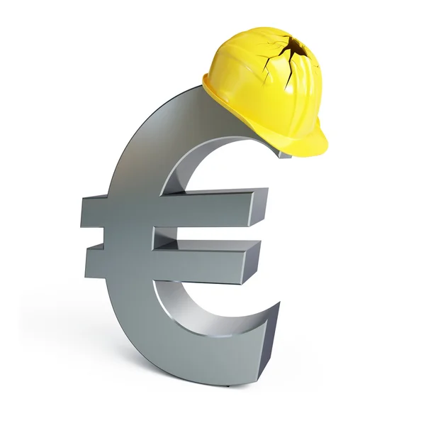 Euro-Zahlungsausfall — Stockfoto