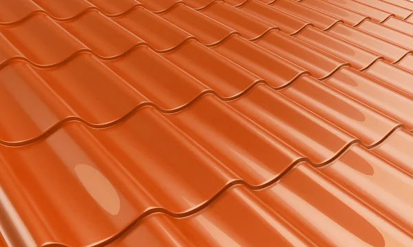 Metal tile orange — Stock Photo, Image