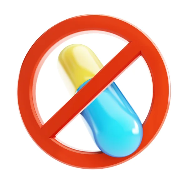 Verbot der Pille — Stockfoto