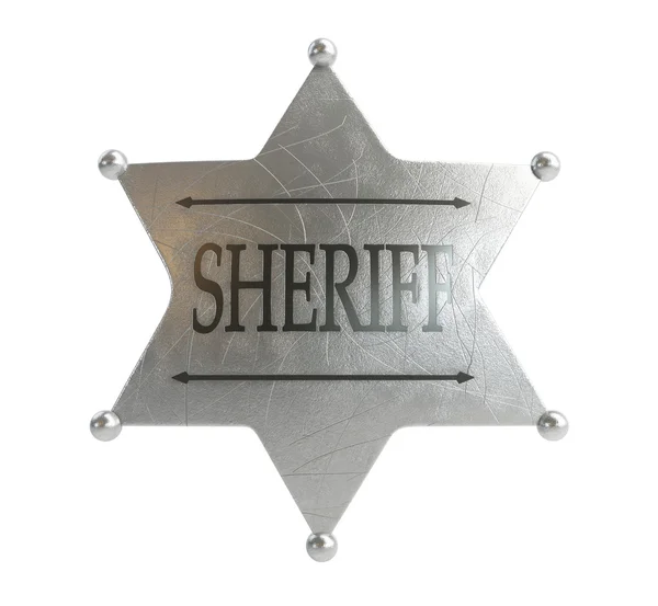 Sheriffin virkamerkki — kuvapankkivalokuva