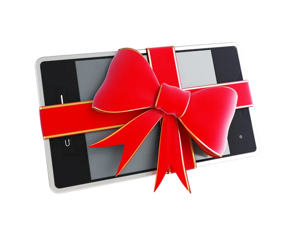 Gift touchscreen phone pad — Stock Photo, Image