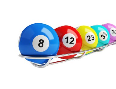 Lottery balls clipart