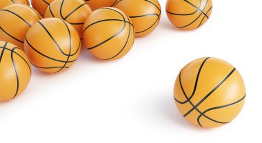 Background basketball ballls clipart