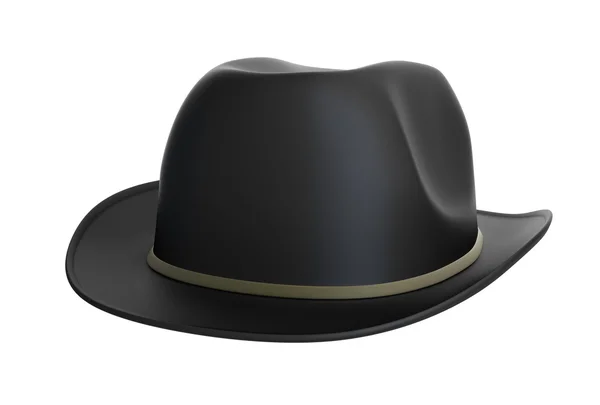 Chapéu de jogador preto — Fotografia de Stock