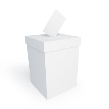Vote box form clipart