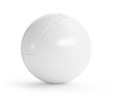 3D volley ball beyaz