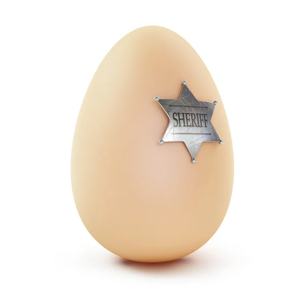 Sheriff de huevo —  Fotos de Stock