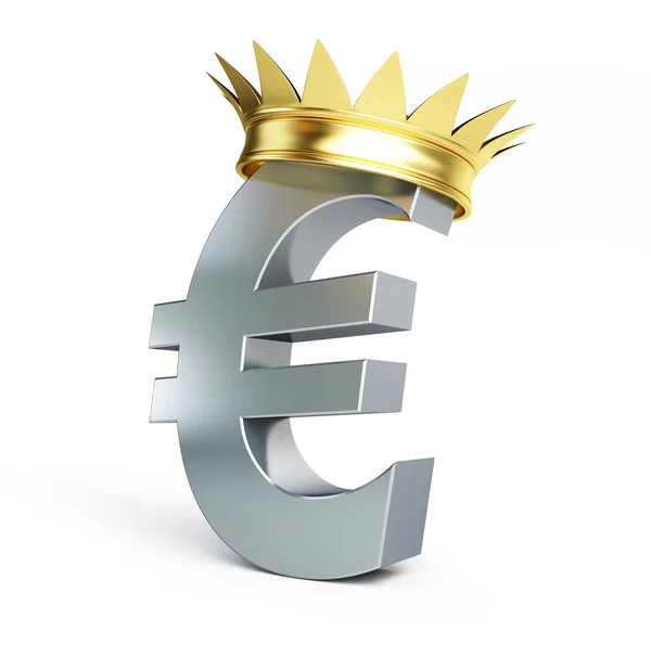 Euro gold crown — Stock Fotó