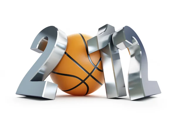 Basketbalový míč 2012 — Stock fotografie