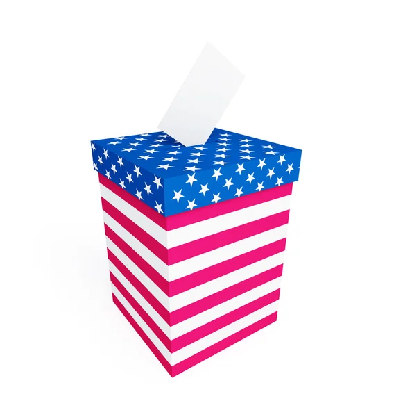 Caja de votación usa —  Fotos de Stock