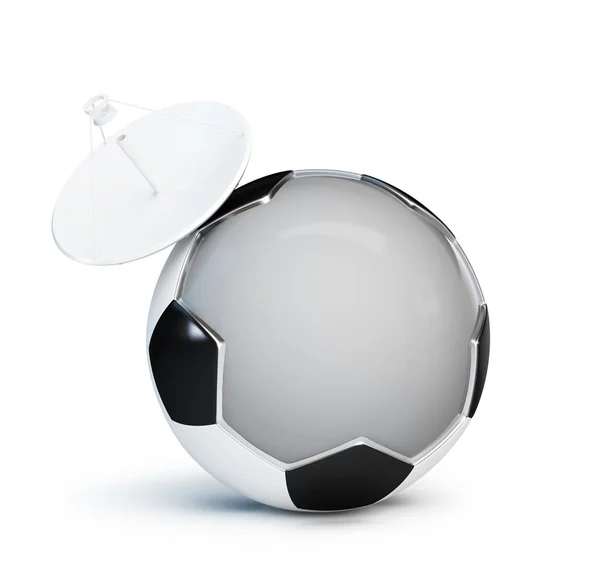 Football television — Stock Photo, Image