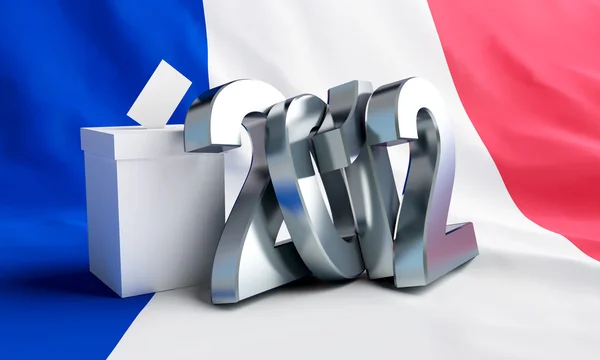 Hlasovat 2012 Francie — Stock fotografie