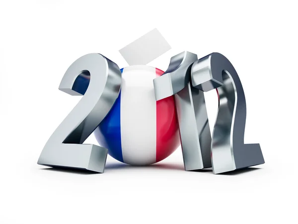 Rösta 2012 Frankrike — Stockfoto