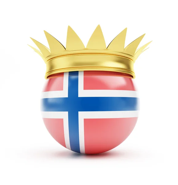 Corona de Noruega — Foto de Stock