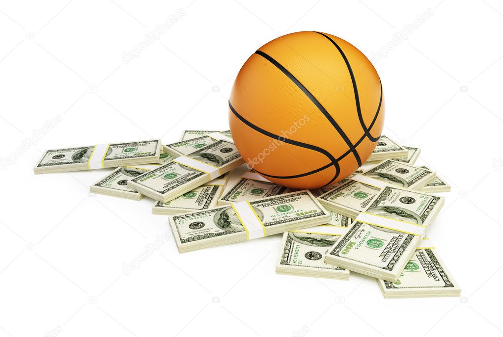 Basketball ball dollar