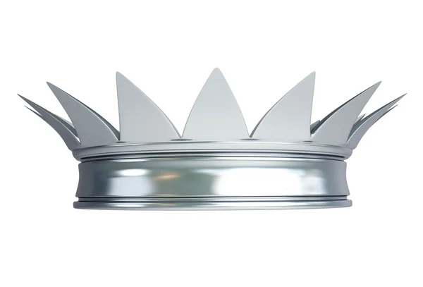 Серебряная корона — стоковое фото
