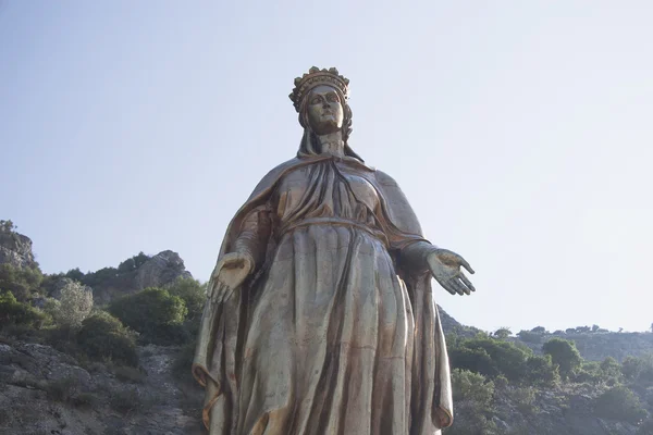 Statue en or Vierge Marie — Photo