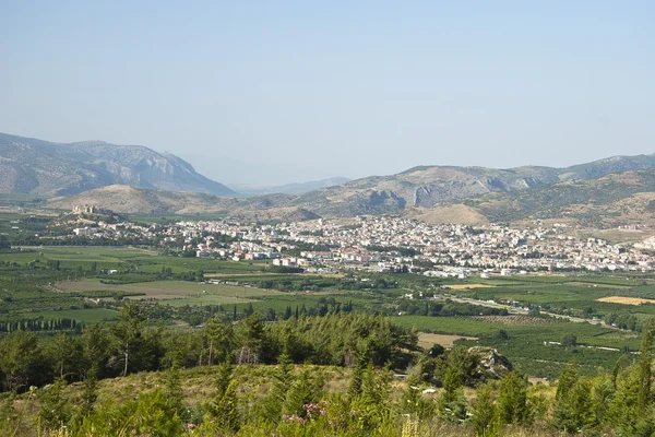 Widok krajobrazu doliny — Zdjęcie stockowe