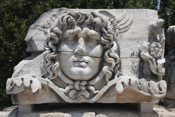 Garganta de Medusa en el Templo de Apolo — Foto de Stock