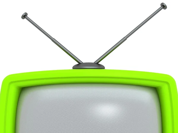 Retro tv-toestel. geïsoleerd — Stockfoto