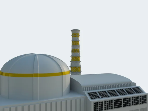 สถานีพลังงานนิวเคลียร์ — ภาพถ่ายสต็อก