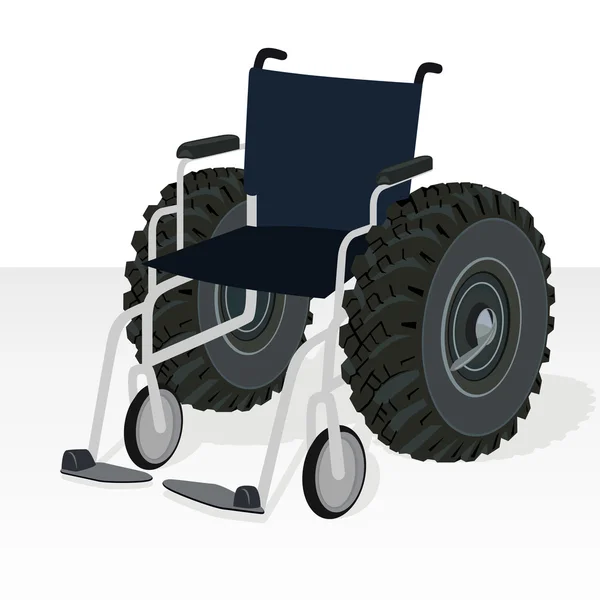 車椅子. — ストックベクタ