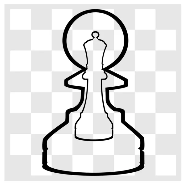 Peças de xadrez —  Vetores de Stock