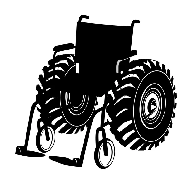 Cadeira de rodas —  Vetores de Stock