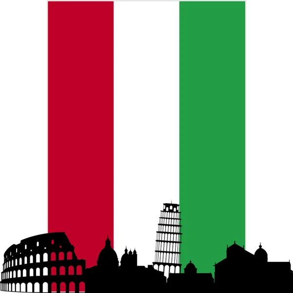 İtalyan mimarisi — Stok Vektör