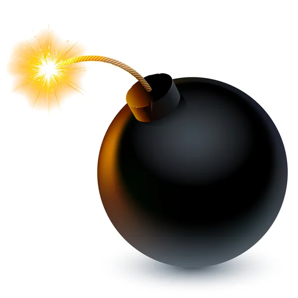 Bombe à dessin animé . — Image vectorielle