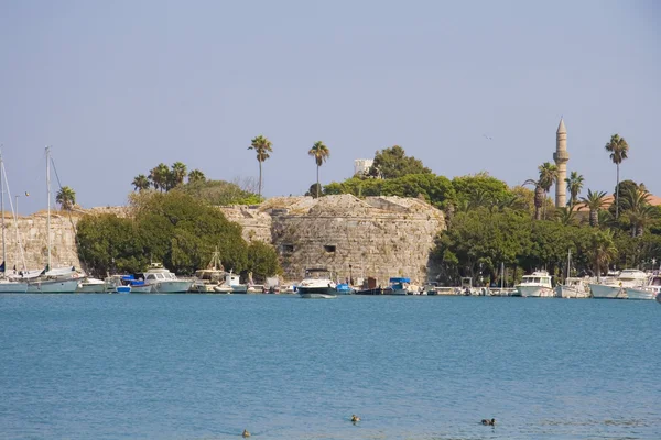 Вид на крепость на острове Кос, Греция — стоковое фото