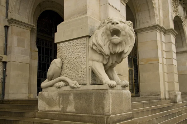 Leão de New Townhall, Hanover — Fotografia de Stock