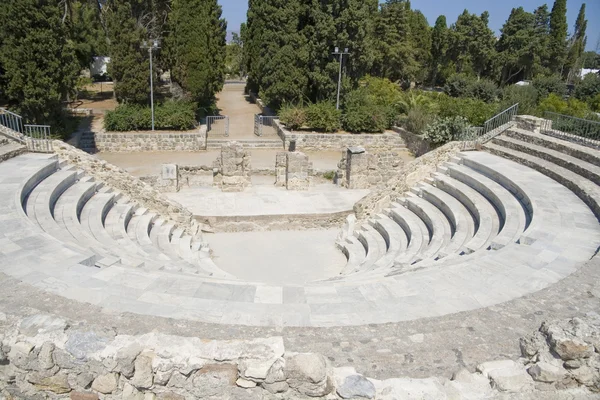 Ancient theater on Kos island, Greece — Stock Photo, Image