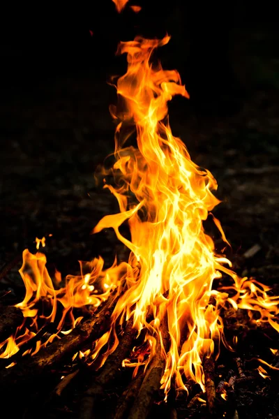 Flamme ou feu brûlant — Photo