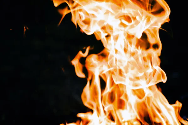 Hot fire background — Stock Photo, Image