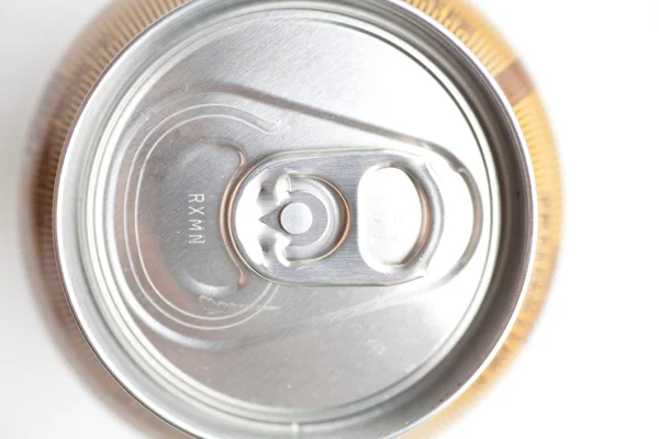 stock image Top view soda can isolated