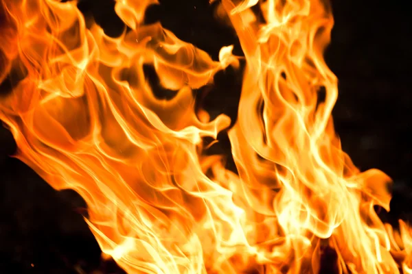 Kopya boşluk ile ateş — Stok fotoğraf