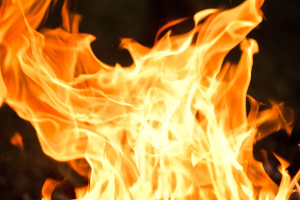Brand vlammen achtergrond — Stockfoto