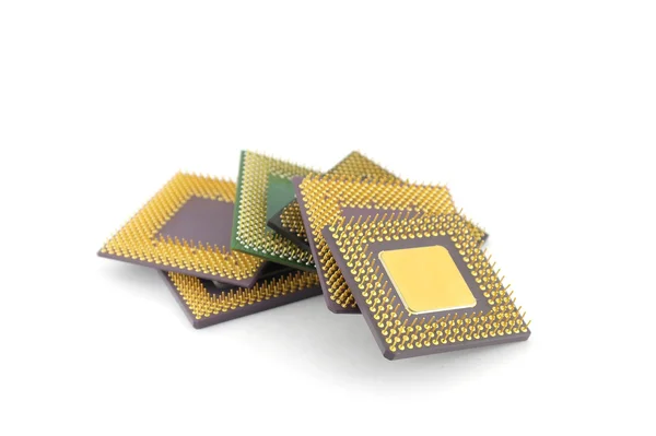 Hat mikroprocesszorok — Stock Fotó