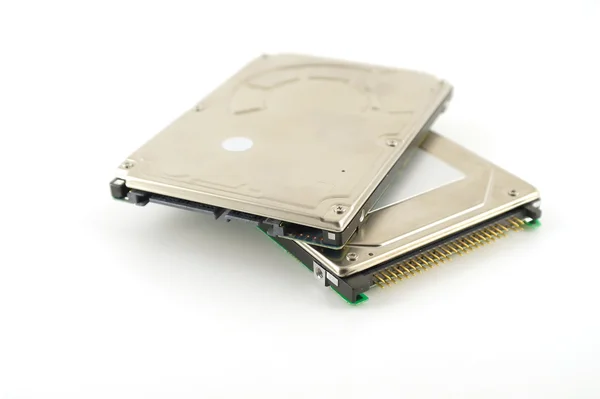 Dois discos rígidos (HDD) para notebook — Fotografia de Stock