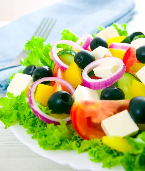 Грецький салат — стокове фото