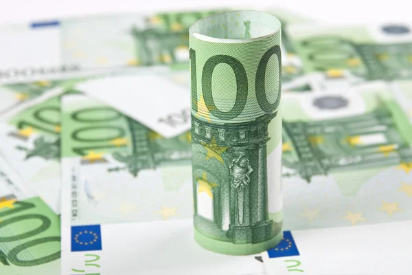 Fundo de 100 euros — Fotografia de Stock