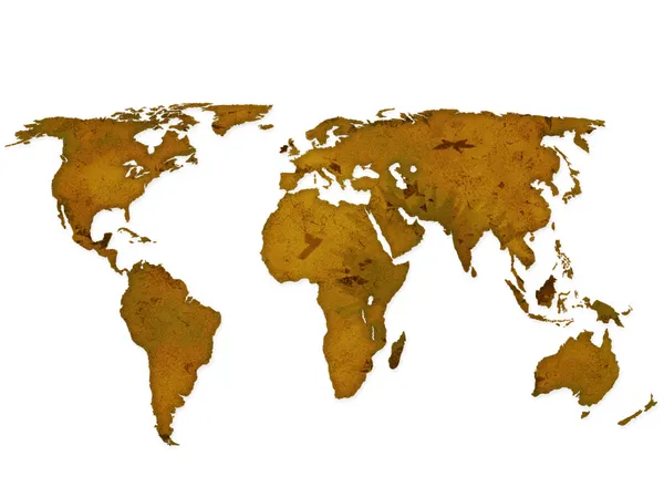 stock image Old world map
