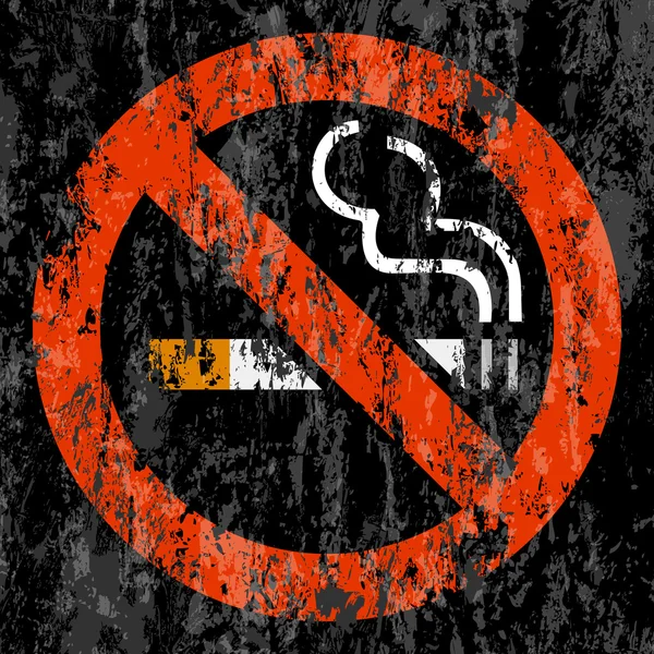 No smoking background — Stock Vector