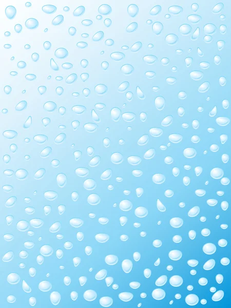 Gotas de agua — Vector de stock