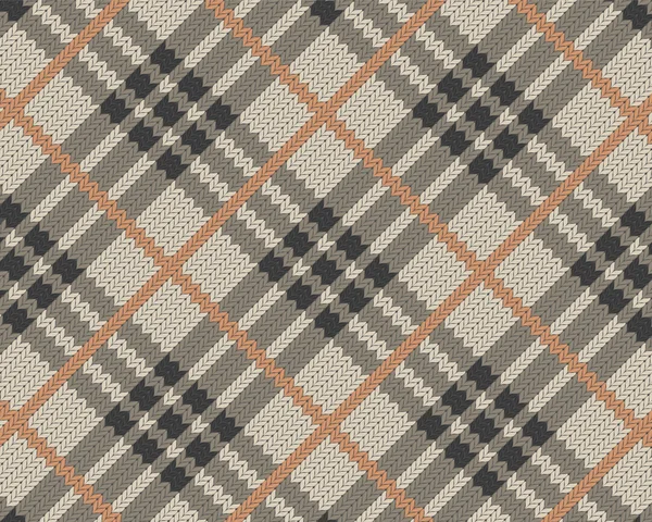 Patrón textil realista — Archivo Imágenes Vectoriales